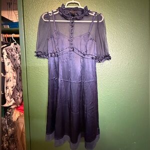 Elegant Navy Blue Dress size small